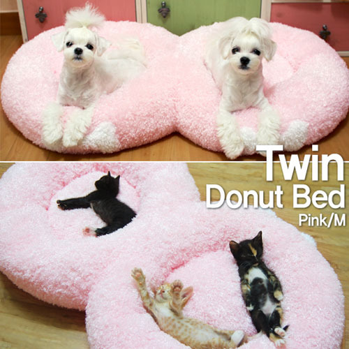 아페토 트윈 도넛방석 (핑크/M)